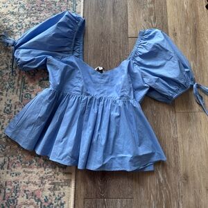 English Factory Peplum Blouse